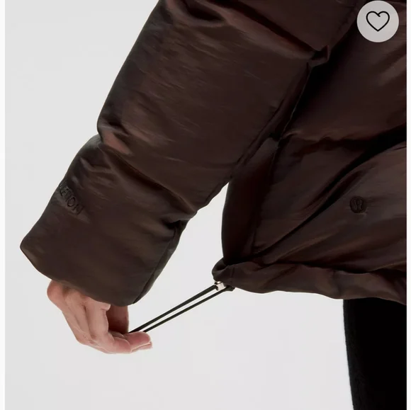 NWT Lululemon Wunder Puff Down Jacket Iridescent Brown Winter Coat Womens Size 6 - Picture 9 of 16